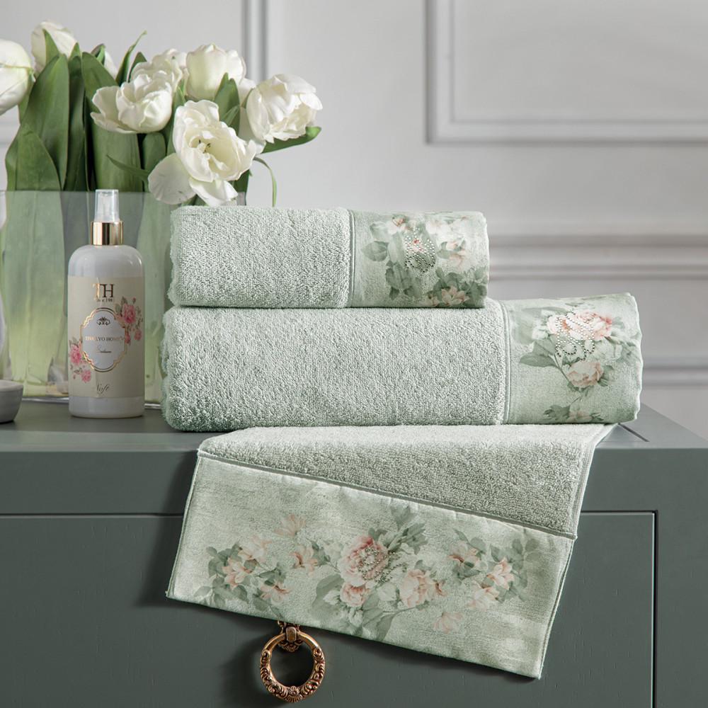 Полотенца кухонные Tivolyo Home Nostalgia mint 3 шт. 30x50 см (2000022283184)