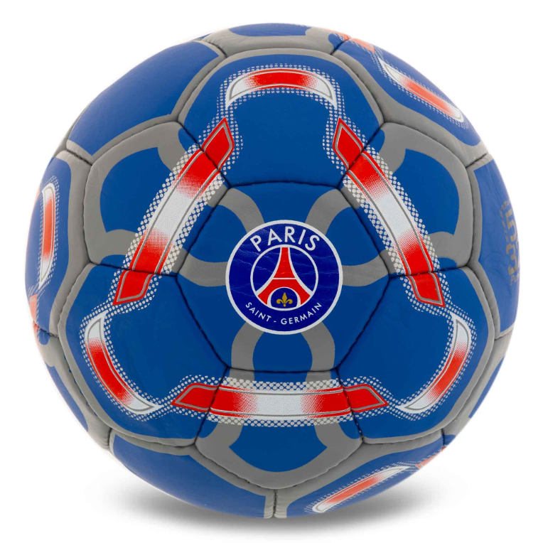 Мяч футбольный BALLONSTAR PARIS SAINT-GERMAIN FB-5183 №5 PU Гриппи сшит вручную Синий (29655074)