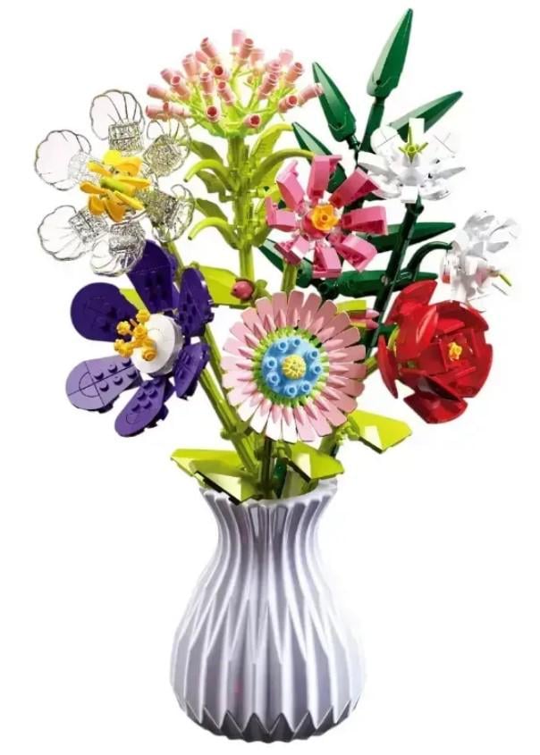 Конструктор для интерьера Wild Luxury серия For You Букет в белой вазе 730 деталей (2104619345) Конструктор для интерьера Wild Luxury серия For You Букет в белой вазе 730 деталей (2104619345)