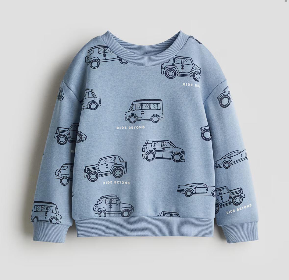 Свитшот детский H&M 110-116 см Голубой (1444)