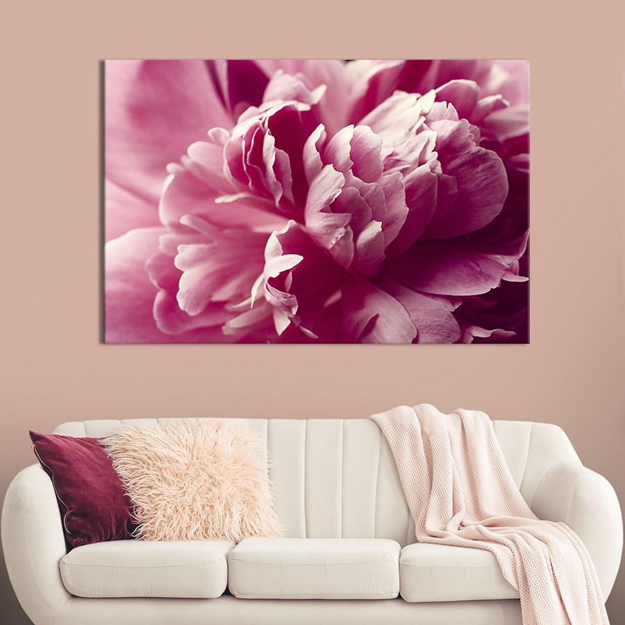 Картина на холсте Царский пион 51x34 см (244-1)
