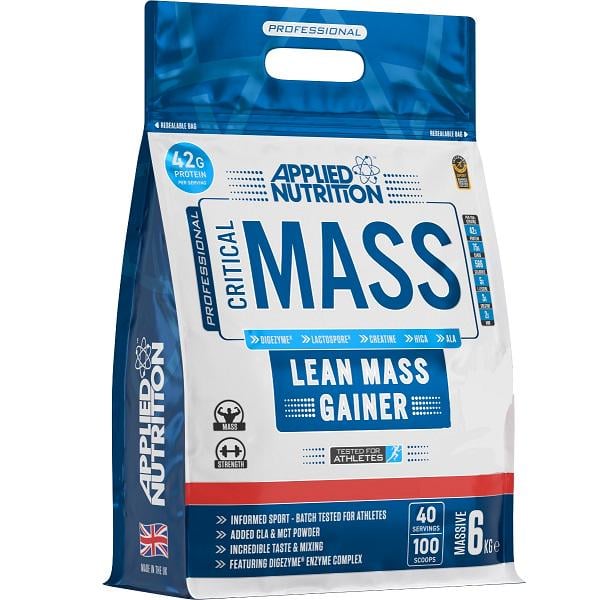 Гейнер Applied Nutrition Critical Mass Professional Клубника 6000 г 40 порций (000021450)