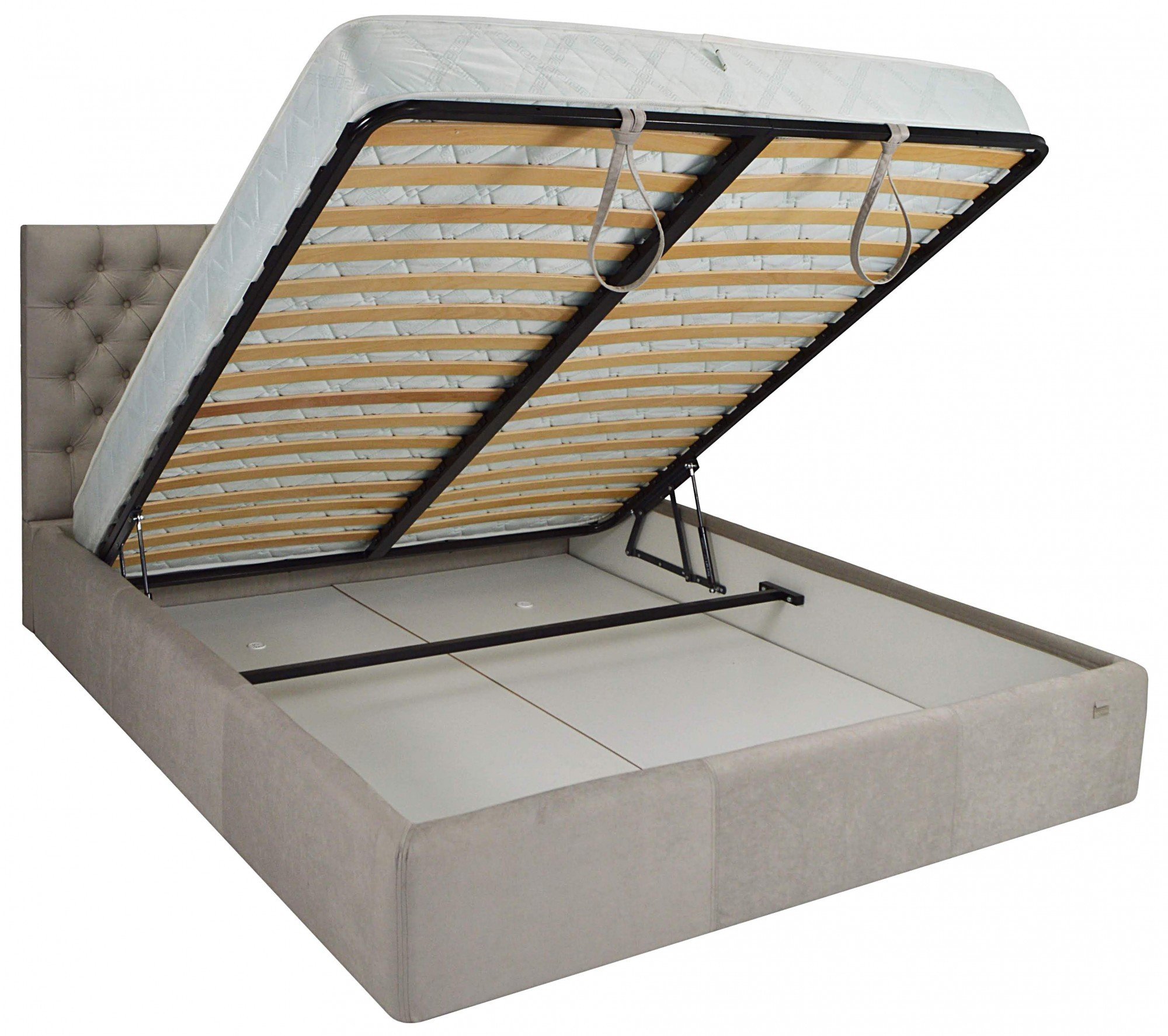 Ліжко Cambridge VIP Amore 31 140x200 см Сірий - фото 4 Ліжко Cambridge VIP Amore 31 140x200 см Сірий - фото 4