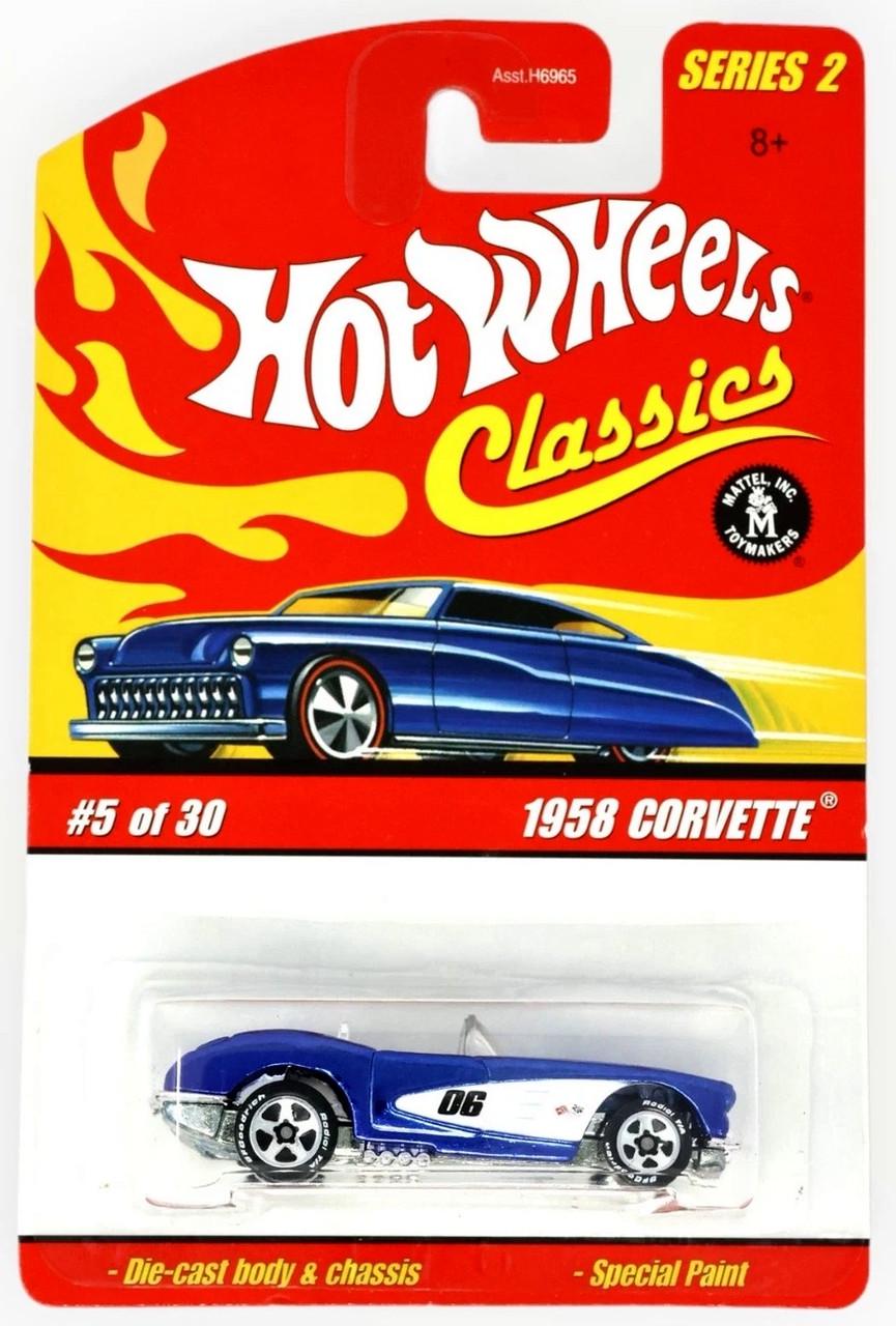Игрушечная машинка Hot Wheels 1958 Corvette 2006 Classics Series 2 05/30 Blue (J2761- b)