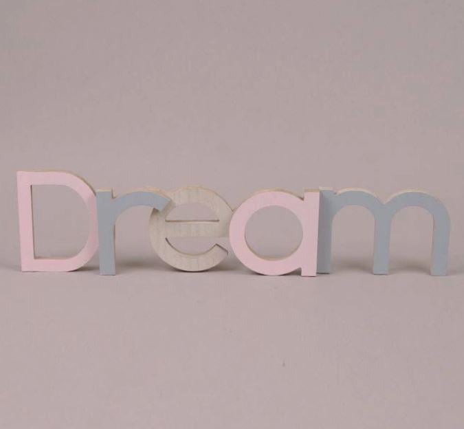 Надпись деревянная DREAM (24683)