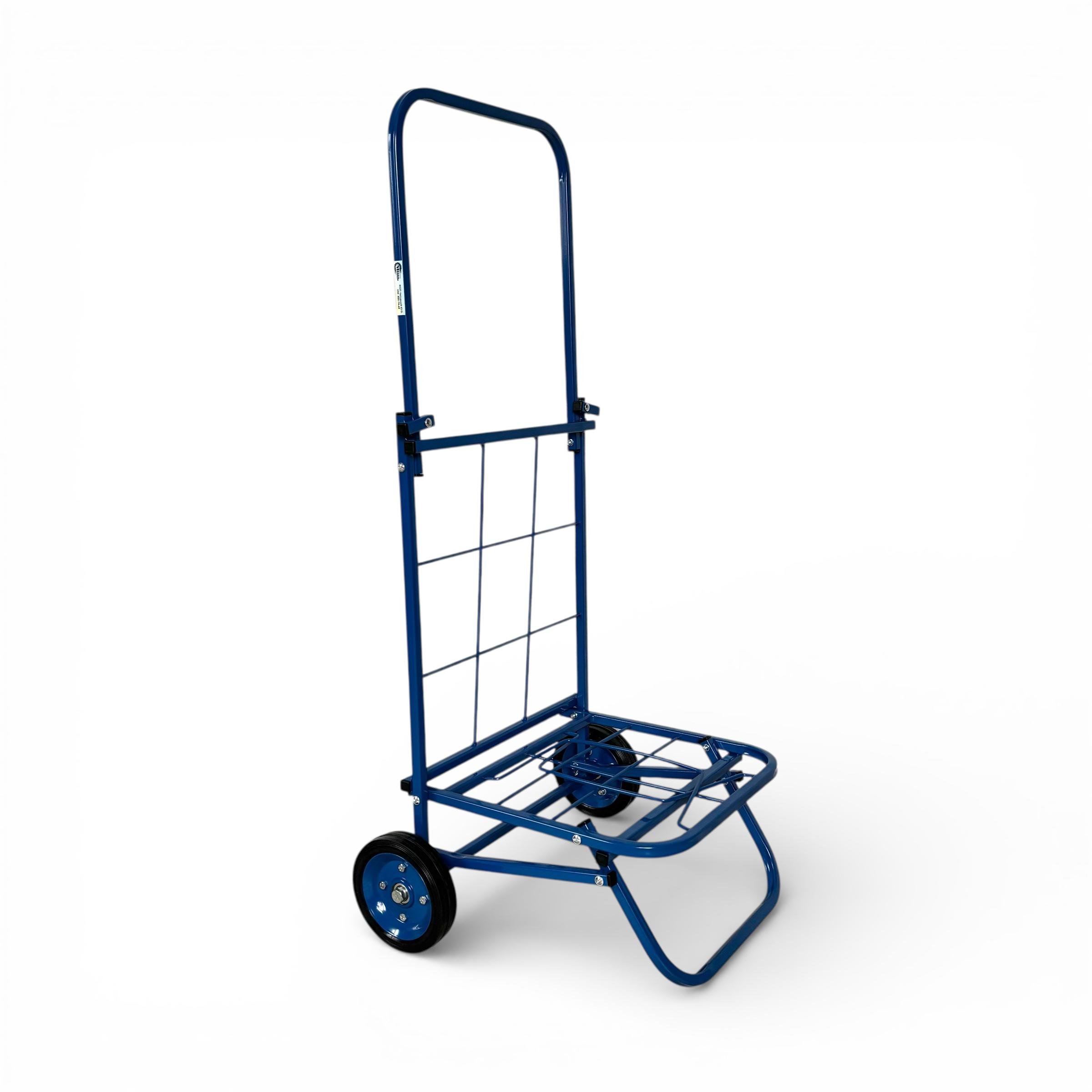 Хозяйственная тележка Міць с усиленными колесами маленькая Синий (31214740)