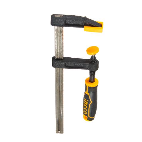 Струбцина столярная INGCO INDUSTRIAL тип-F 50x200 мм (000143401) - фото 3