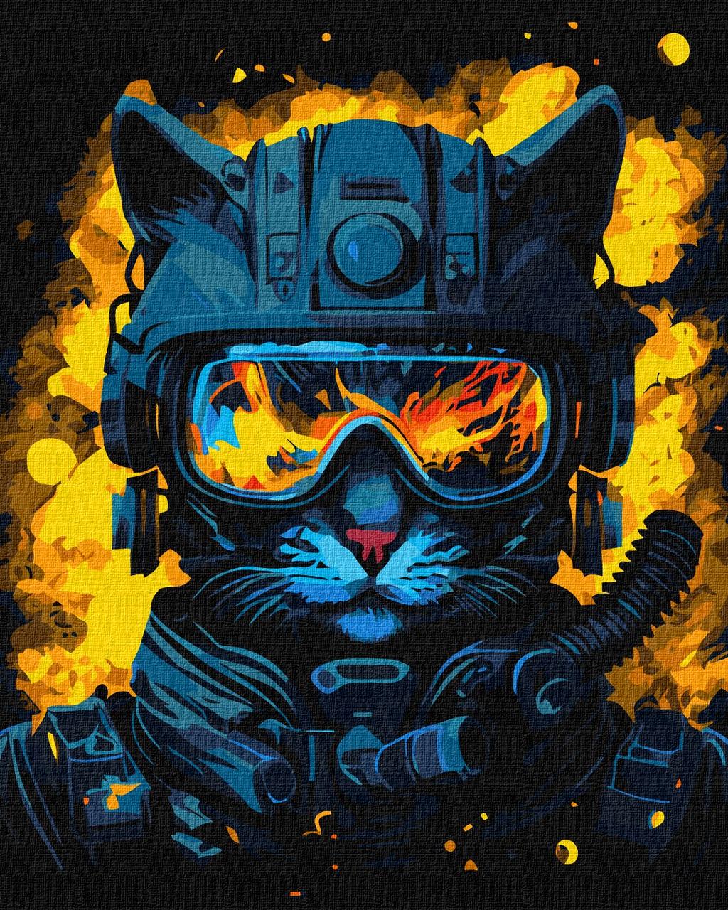 Картина по номерам Идейка Повелитель огня KHO5077 холст на подрамнике 40x50 см (1850059927)