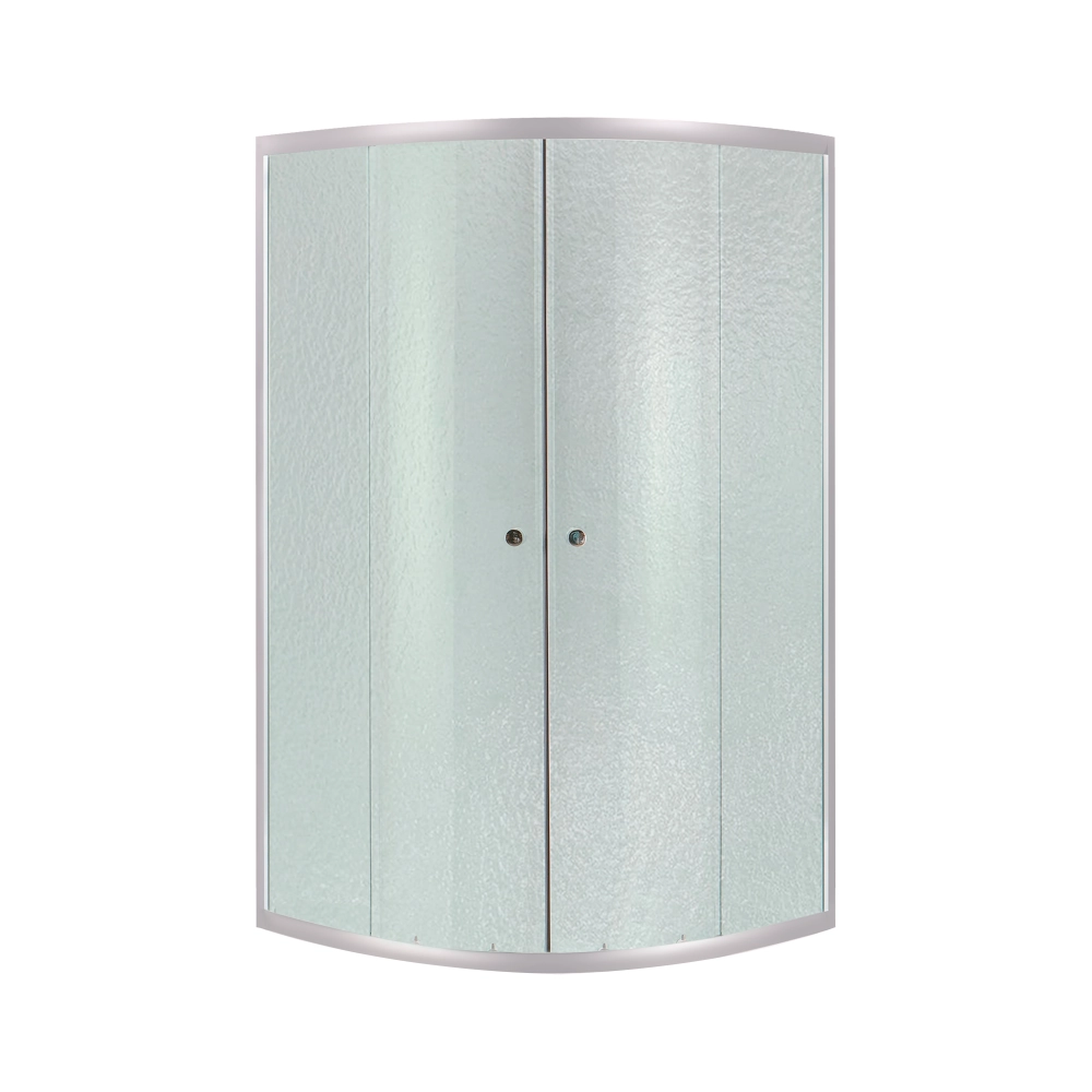 Душова кабіна Lidz Latwa SC90x90.SAT.LOW.FR полукругла скло 4 мм без піддону Frost (47616)