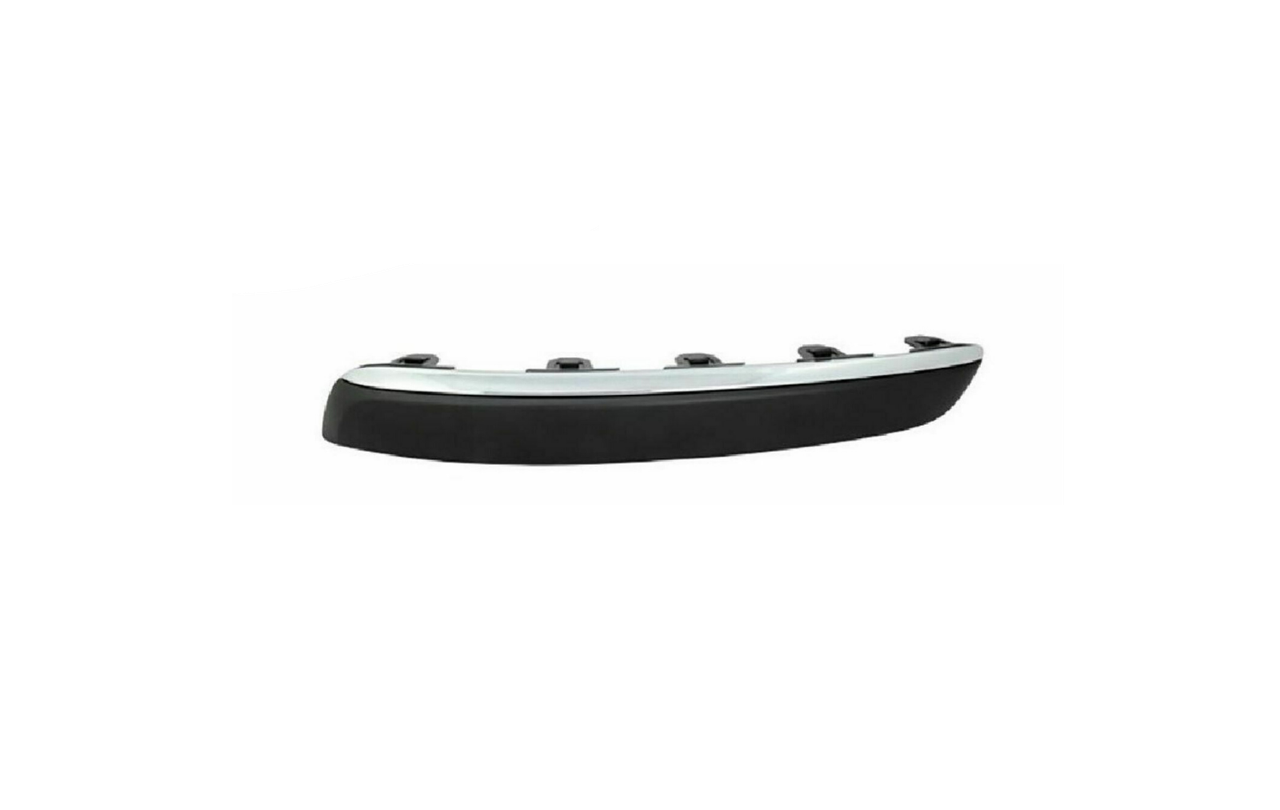 Молдинг переднего бампера AVTM Peugeot 407 04-10 левый с хромом (185405921)