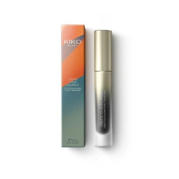 Тушь для ресниц Kiko Milano Create Your Balance Length&Volume Effect 8 мл Black (402286)
