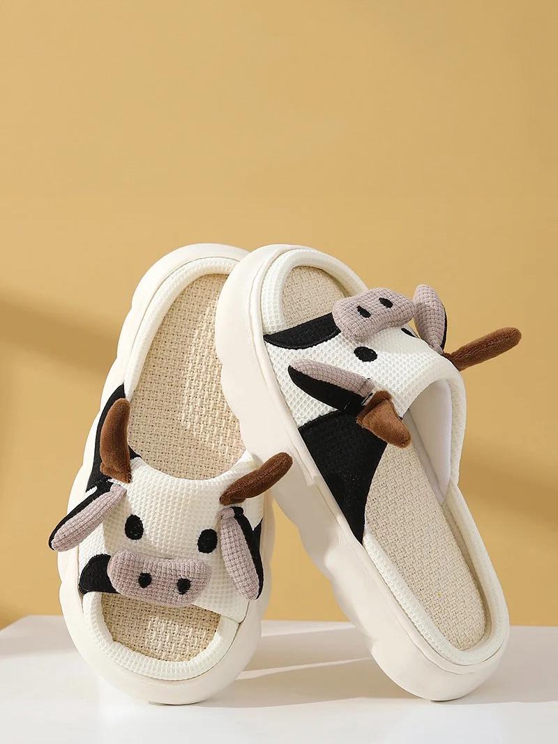 Тапочки домашні дитячі у вмгляді корови р. 37-38 - фото 7 Тапочки домашні дитячі у вмгляді корови р. 37-38 - фото 7