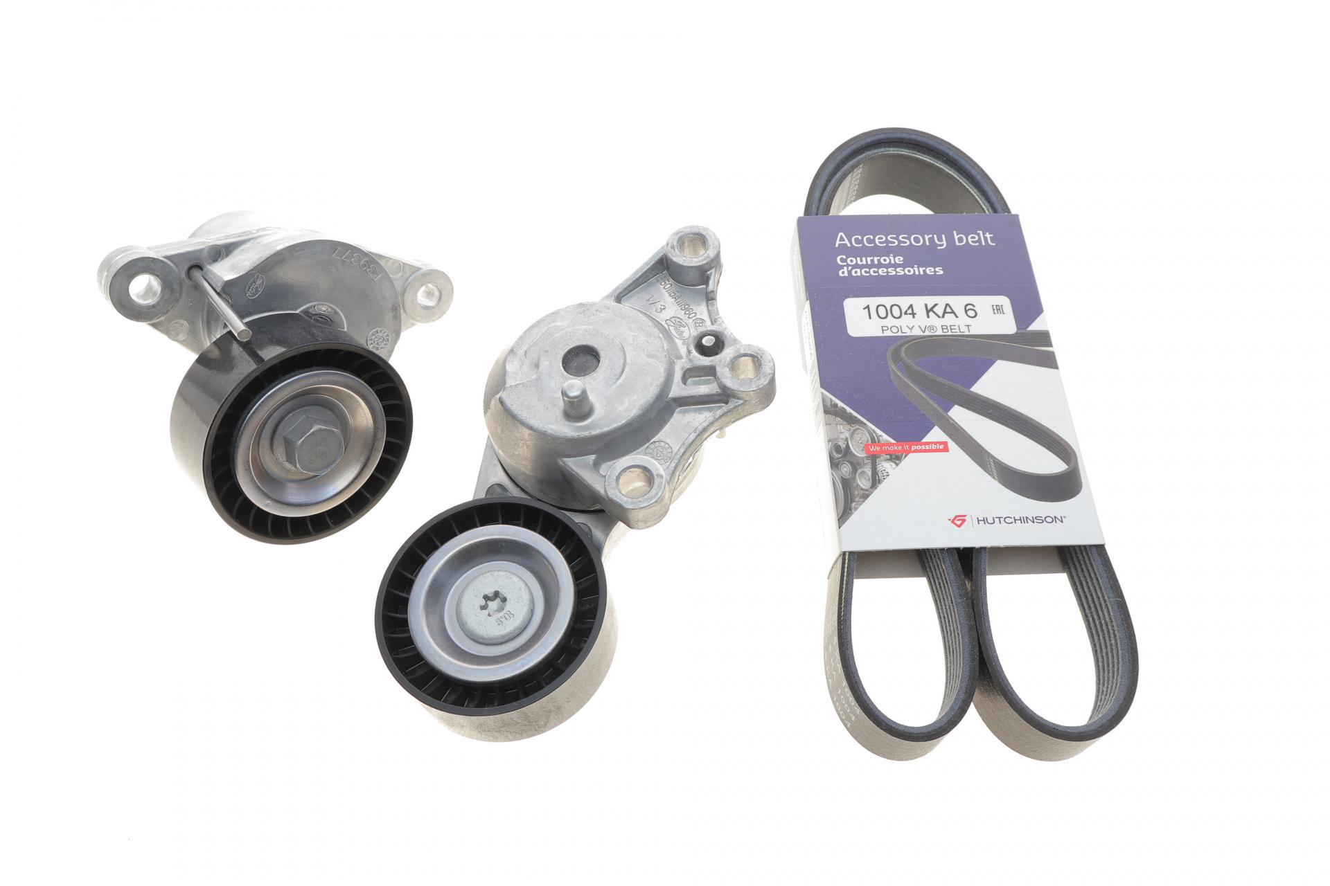 Комплект ремня генератора HUTCHINSON Peugeot 208/2008 1.6BlueHDi 13-6PK1004 (KHV 269)