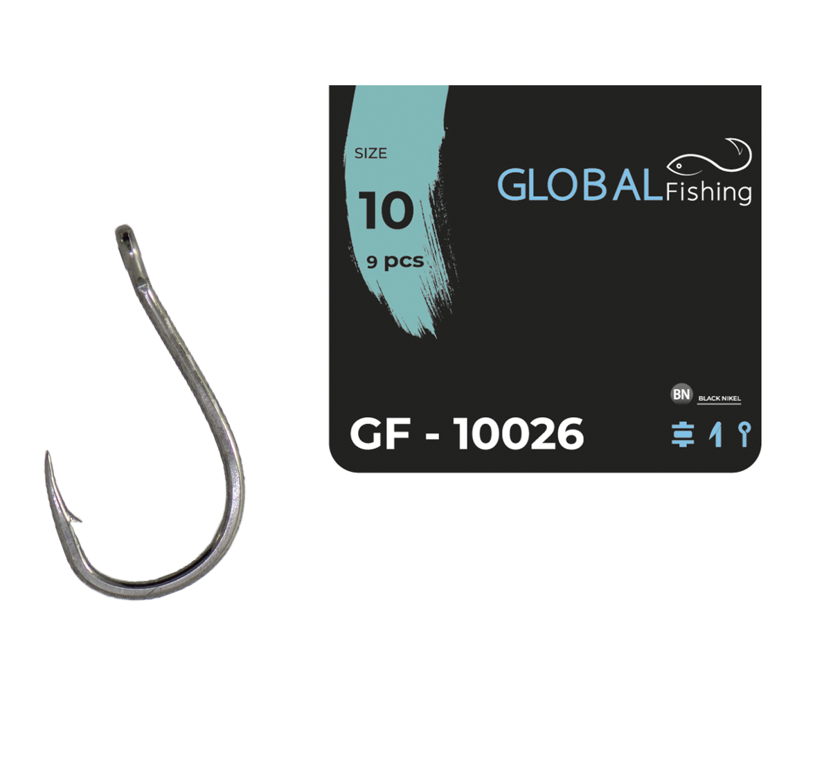 Крючок Global Fishing GF-10026 №10 (1646887697)