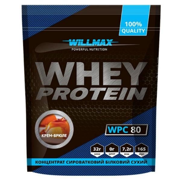 Протеїн Willmax Whey Protein 80 920 г 23 порції Creamy Brulee (000021946)