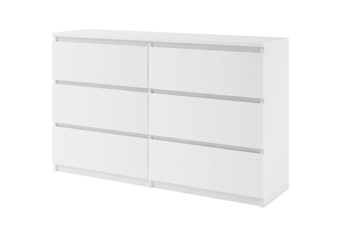 Комод MiroMark Агнесс 6Ш Белый (AG-66-WB)