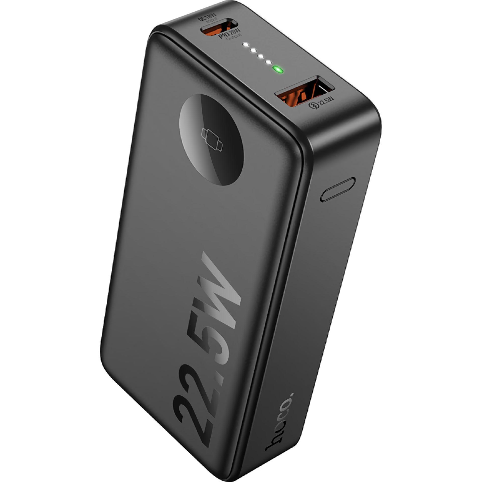 Внешний аккумулятор Hoco Q27B Jewel 10000 mAh 22,5W Black - фото 4 Внешний аккумулятор Hoco Q27B Jewel 10000 mAh 22,5W Black - фото 4