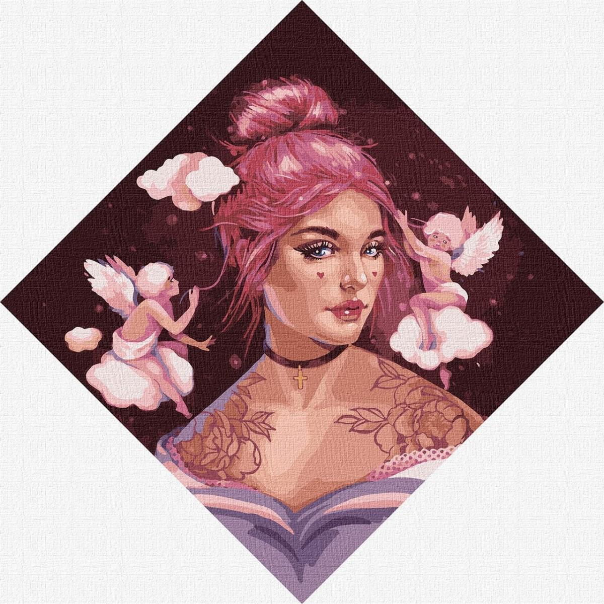 Картина по номерам Идейка Маленькие Купидончики 40х40 см (KHO4997)