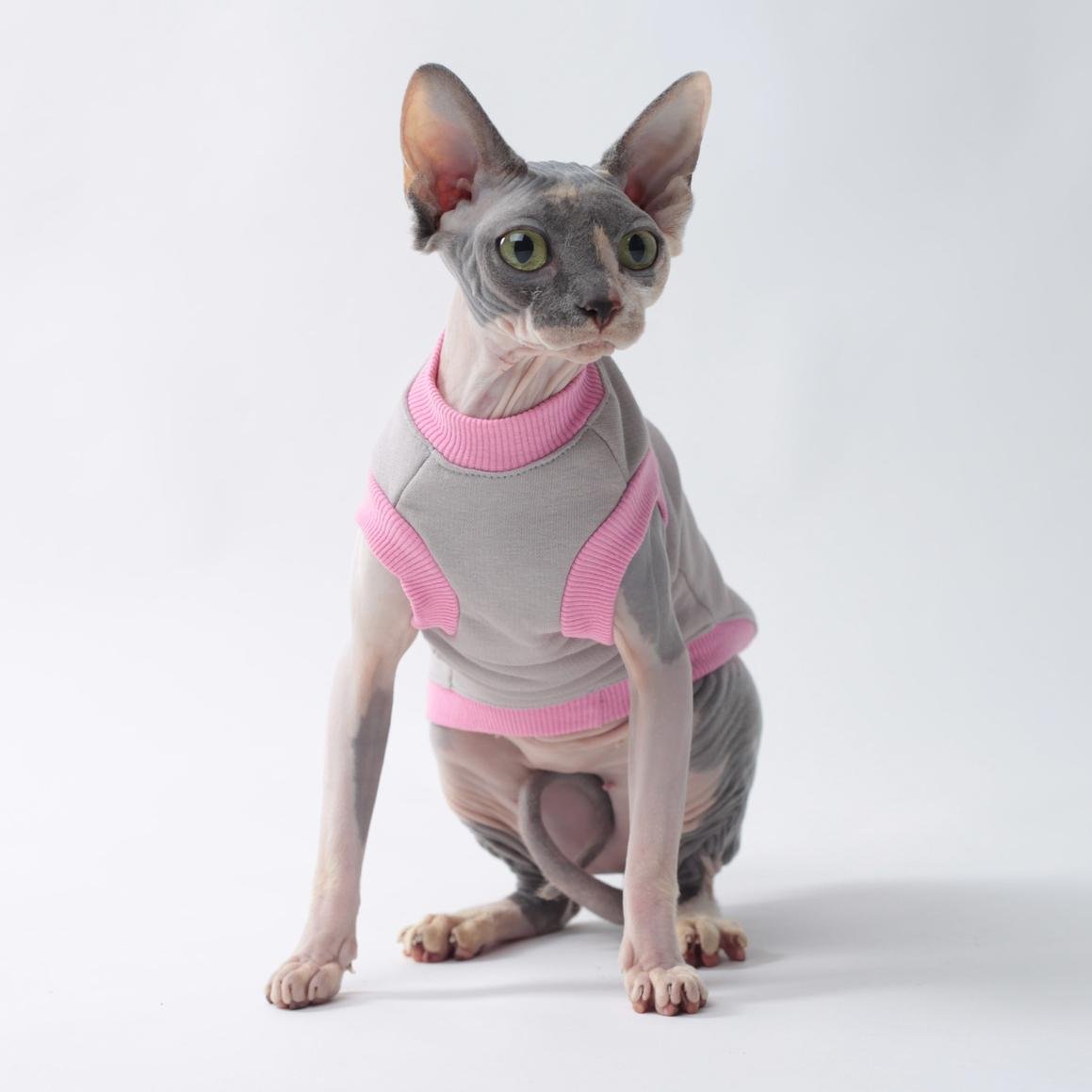 Майка для кошек без рукава Style Pets XL Pink (481XL) - фото 4