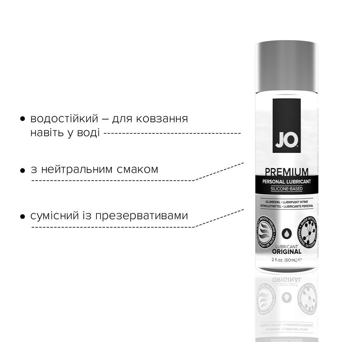 Лубрикант на силіконовій основі System JO PREMIUM 60 мл (SO2093) - фото 3