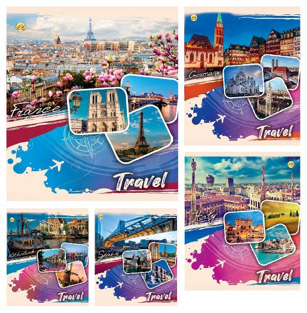 Зошити учнівські у лінійку Тетрада 32303 Місто2 24 арк. 20 шт. в уп. (MTT-164597)