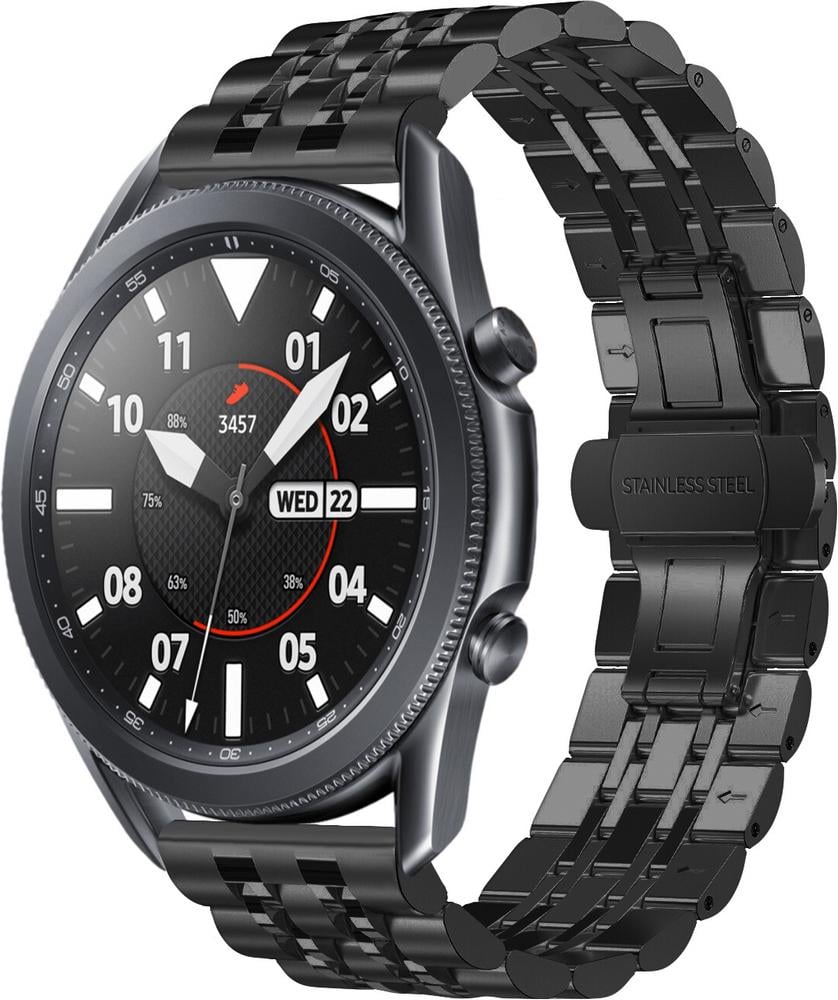 Браслет металлический Spinye для Galaxy Watch 3 45mm Black (28944-2B)