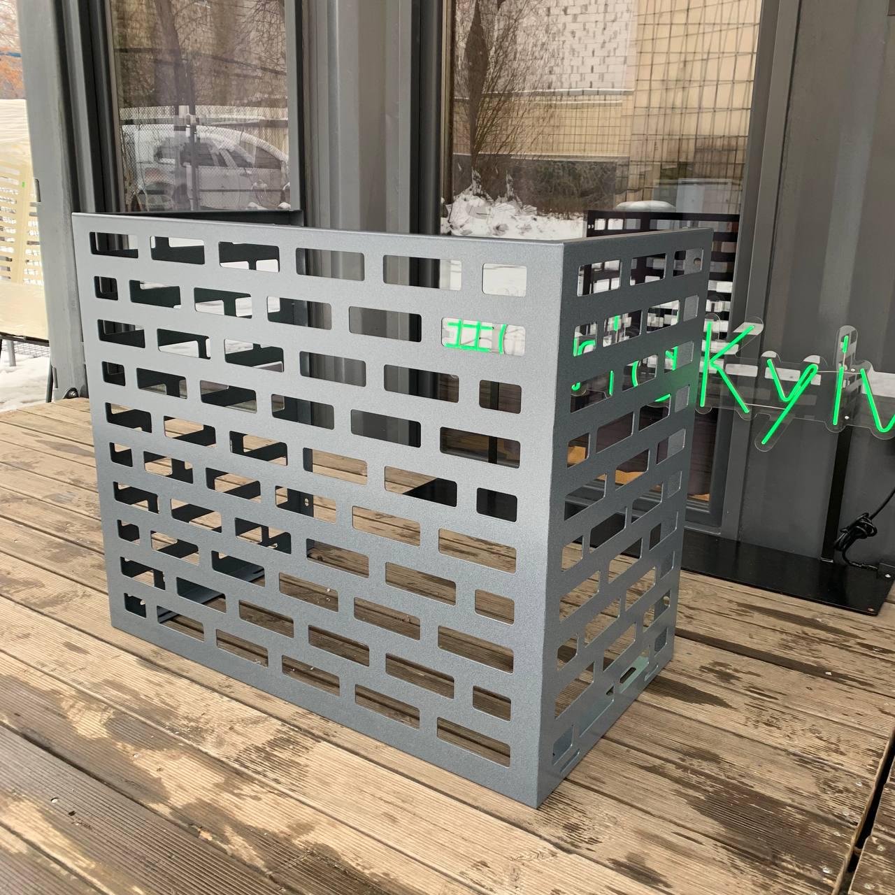 Корзина перфорированная КФП-3,2 Кирпич декоративный фасадный 900х700х500 мм для блоков климатического оборудования (2006816575/К0488) - фото 5 Корзина перфорированная КФП-3,2 Кирпич декоративный фасадный 900х700х500 мм для блоков климатического оборудования (2006816575/К0488) - фото 5