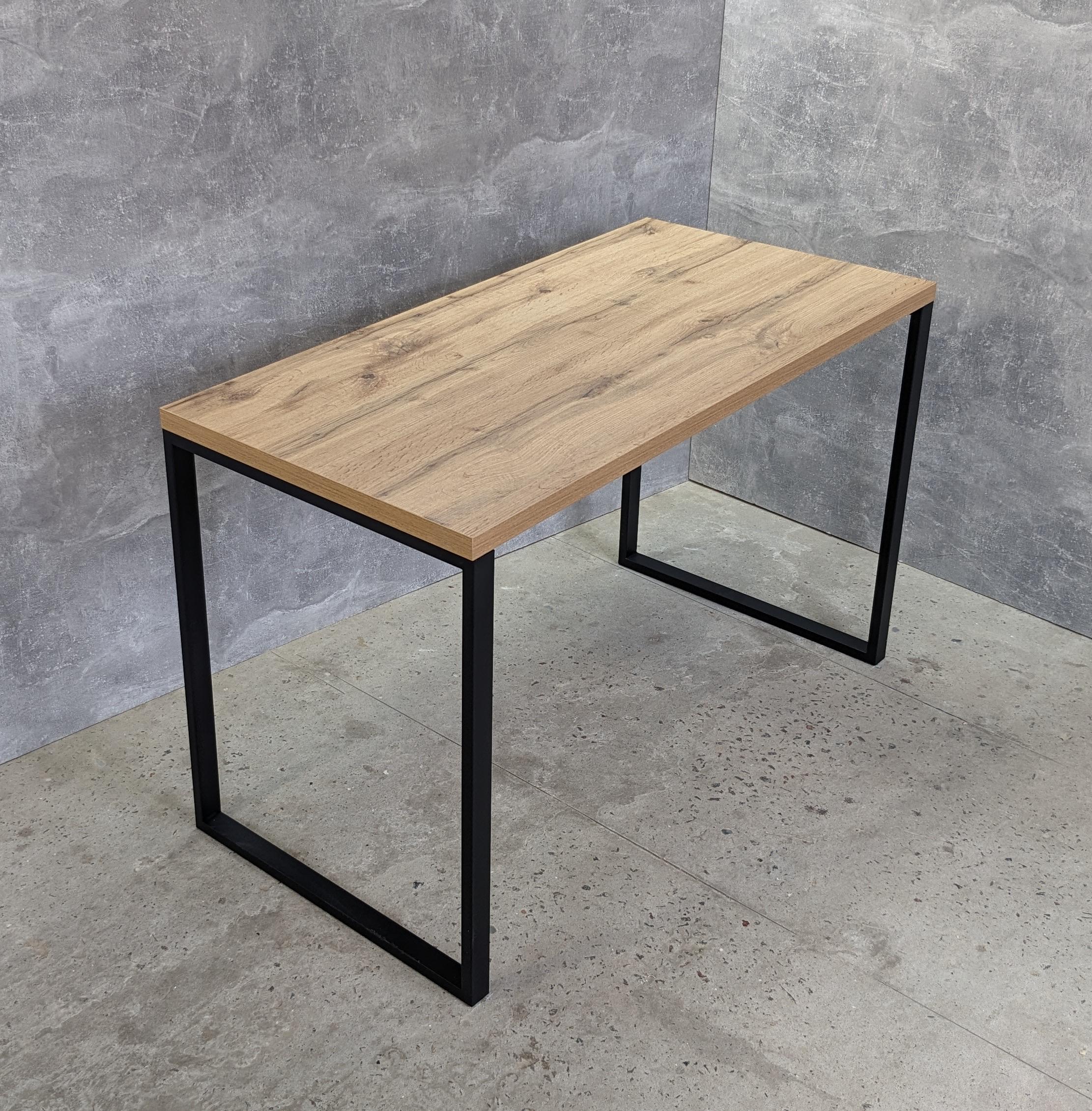 Стол письменный в стиле Лофт М1 1200x600x32 мм/40x20 мм Дуб Тахо (28950144)