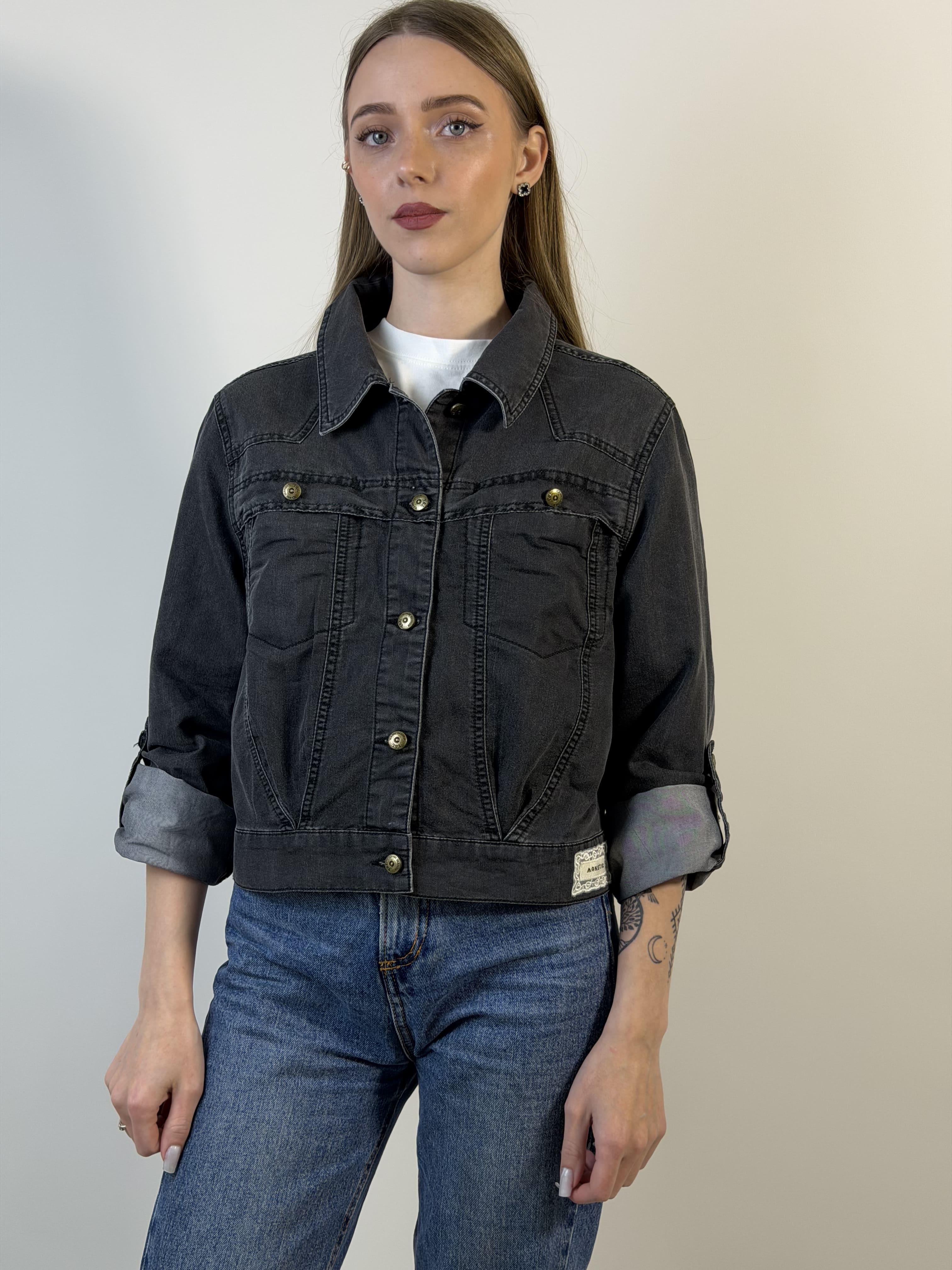 Кроп-жакет женский котоновый XL Черный (541N/XL(Ч)) Кроп-жакет женский котоновый XL Черный (541N/XL(Ч))