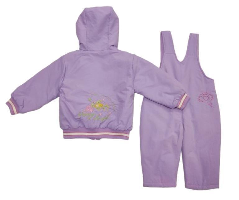 Куртка и полукомбинезон демисезонный для новорожденных для девочки Shitailu 001 86 см Сиреневый (86301_86) - фото 3 Куртка и полукомбинезон демисезонный для новорожденных для девочки Shitailu 001 86 см Сиреневый (86301_86) - фото 3