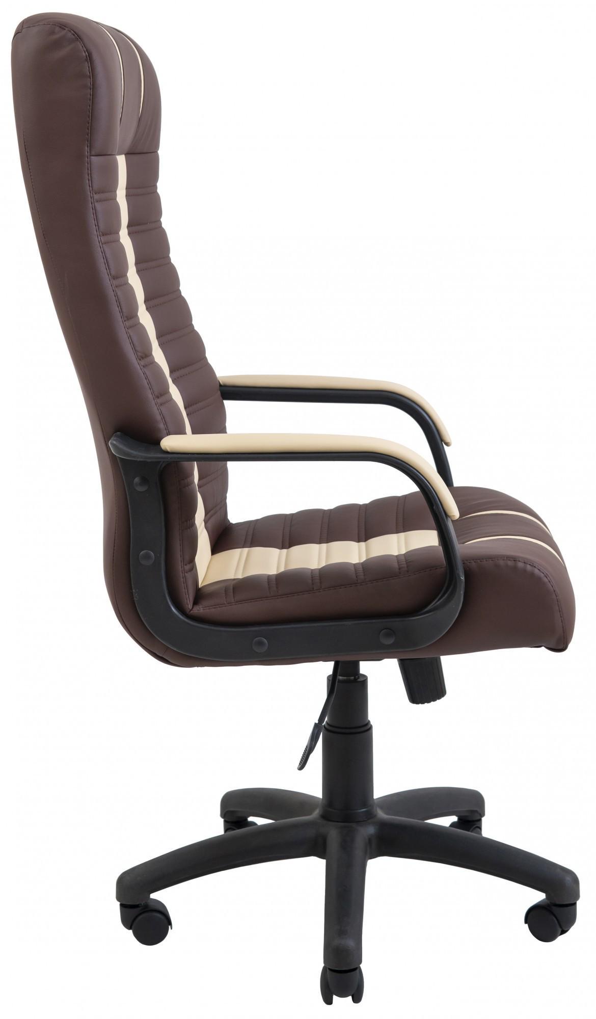 Кресло офисное компьютерное Atlant Fly 2231-2207 Подлокотник Рич ПлаStick М3 MultiBlock Бежево-коричневый - фото 3 Кресло офисное компьютерное Atlant Fly 2231-2207 Подлокотник Рич ПлаStick М3 MultiBlock Бежево-коричневый - фото 3