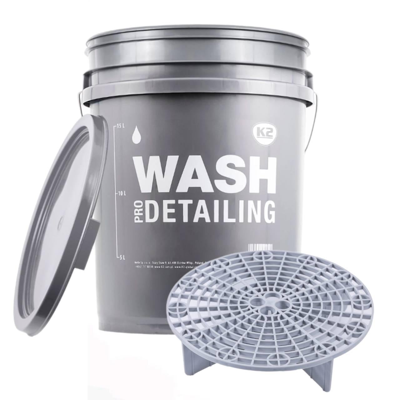 Ведро пластиковое с сепаратором К2 WASH Pro Detailing