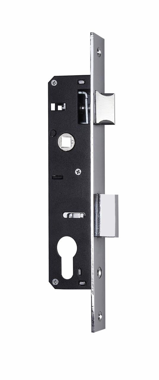 Замок із засувкою Siba 10053 B 35 мм для алюмінієвих дверей (10053-35 CP)