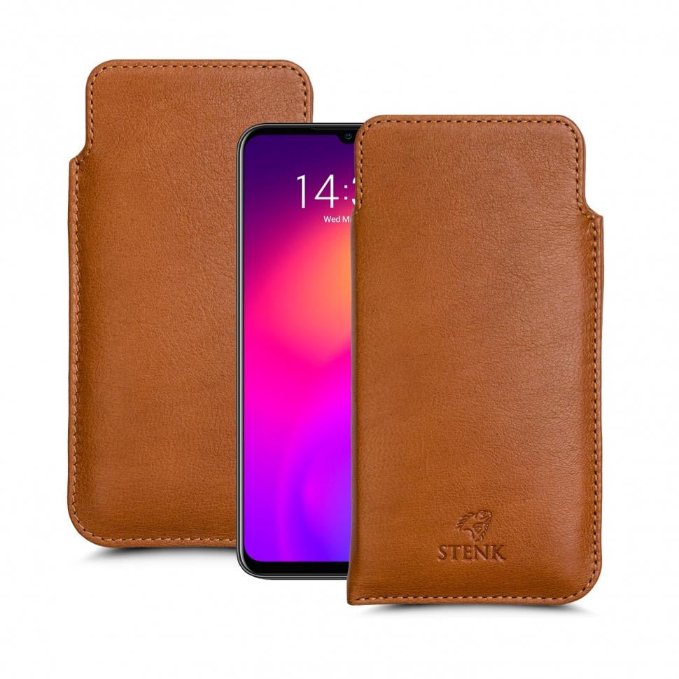 Футляр Stenk Elegance для Meizu Note 9 Camel (63430)