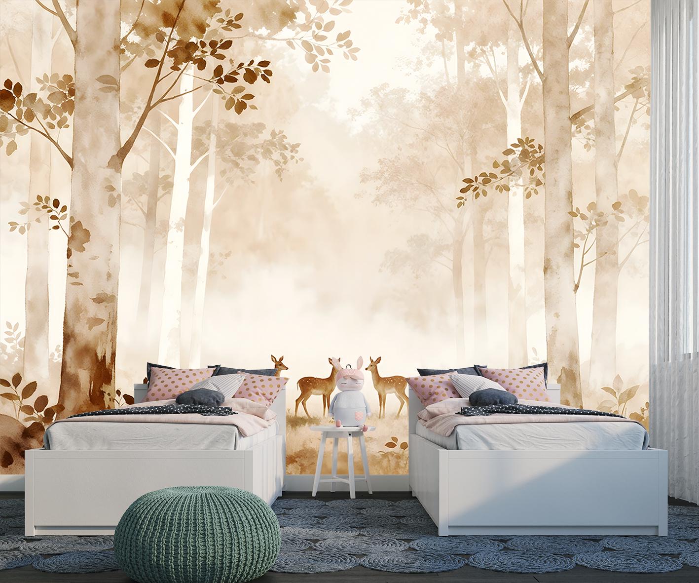 Фотошпалери флізелінові Upstream Оленята 180х120 см (S5KID-086/2) - фото 7 Фотошпалери флізелінові Upstream Оленята 180х120 см (S5KID-086/2) - фото 7