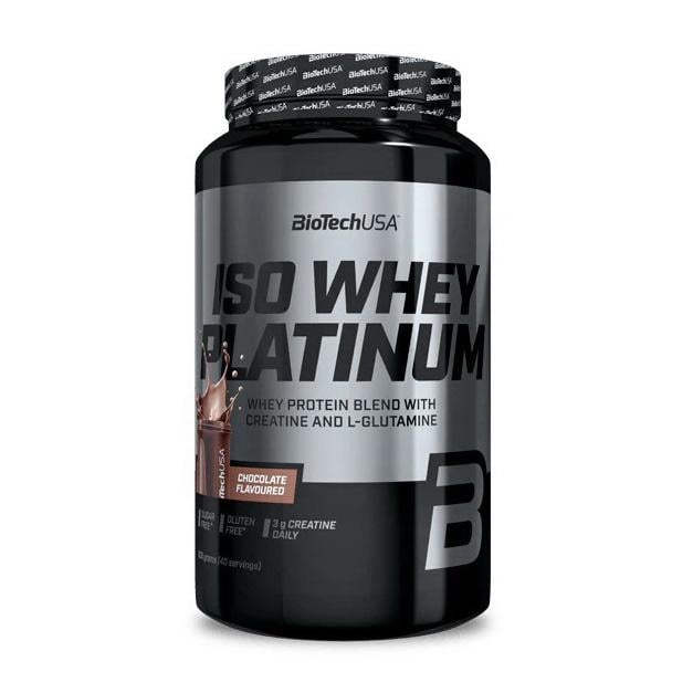 Изолят сывороточный BioTech Iso Whey Platinum 908 г Шоколад