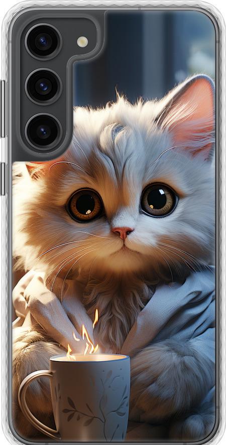 Чехол на Samsung Galaxy S23 Plus White cat (5646pc-2905-42517)