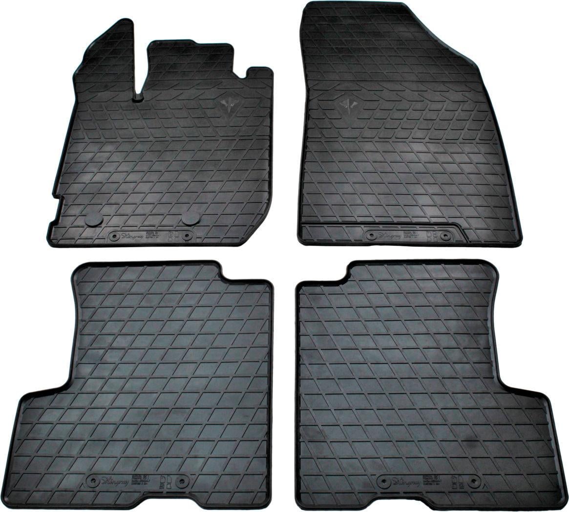 Коврики автомобильные в салон Stingray Dacia Daster II с 18 г.в. 4 шт. Черный (15293240)