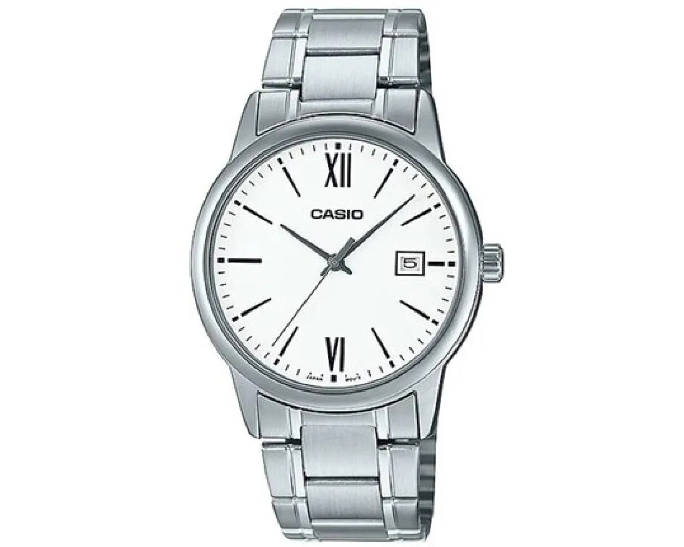 Наручные часы мужские Casio MTP-V002D-7B3 d 37 мм Серебряный/Белый (2448867826)