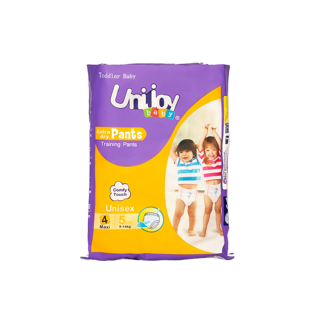 Підгузки-трусики UNIJOY Soft Pants ультратонкі органічні 5 шт. L 9-14 кг (PL5)