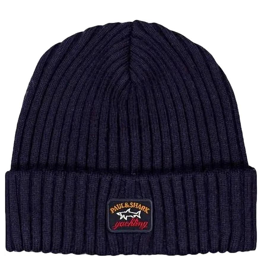Шапка мужская Paul&Shark PS-10402 Navy Blue