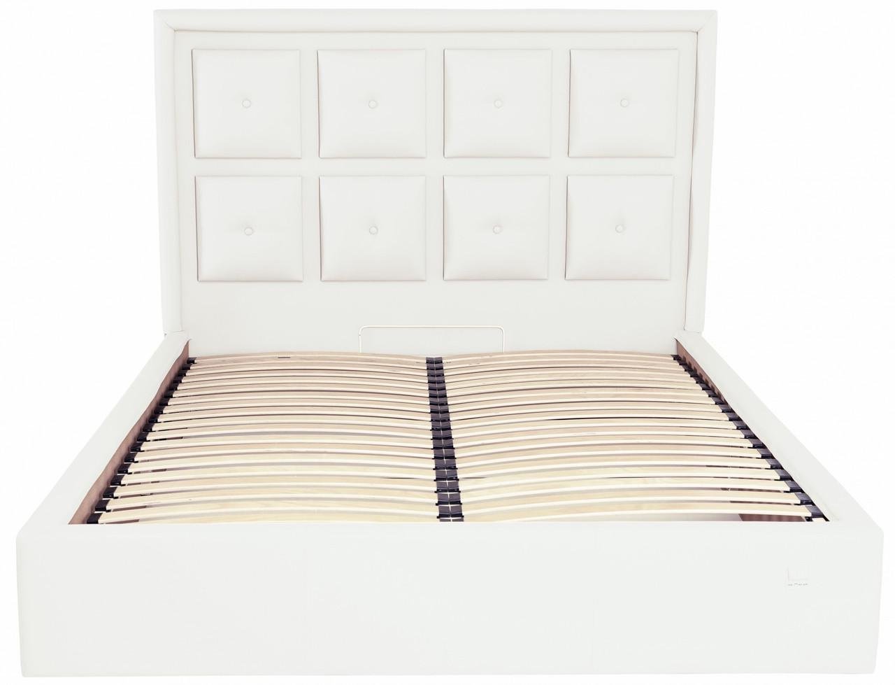 Кровать Windsor VIP Fly 2200 с дополнительной металлической цельносварной рамой 140х200 см Белый