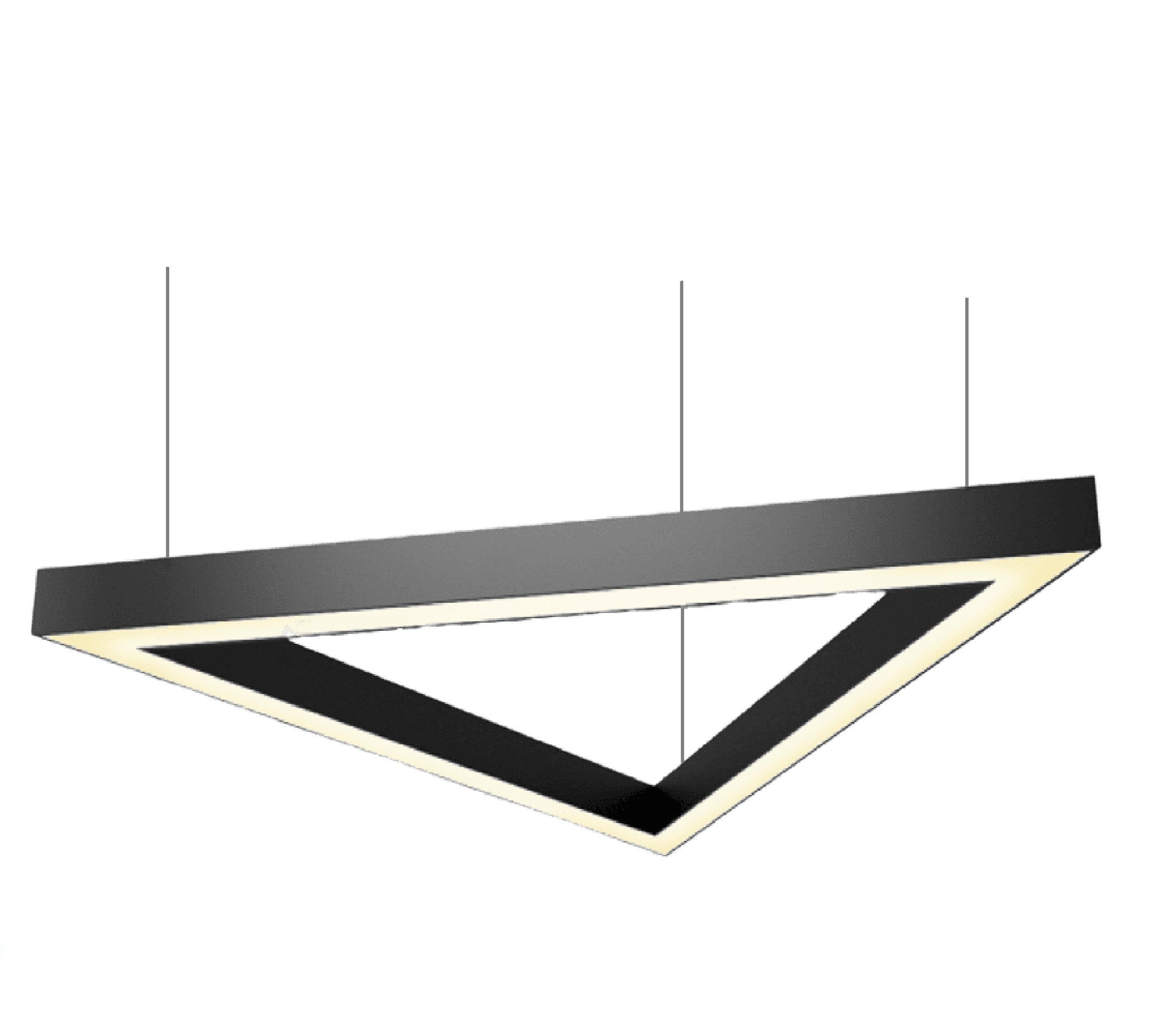 Подвесной светильник светодиодный CLEAR LIGHT Verona-TR треугольник 32 Вт 3000К 380х380х380 мм Черный (VTR383211)