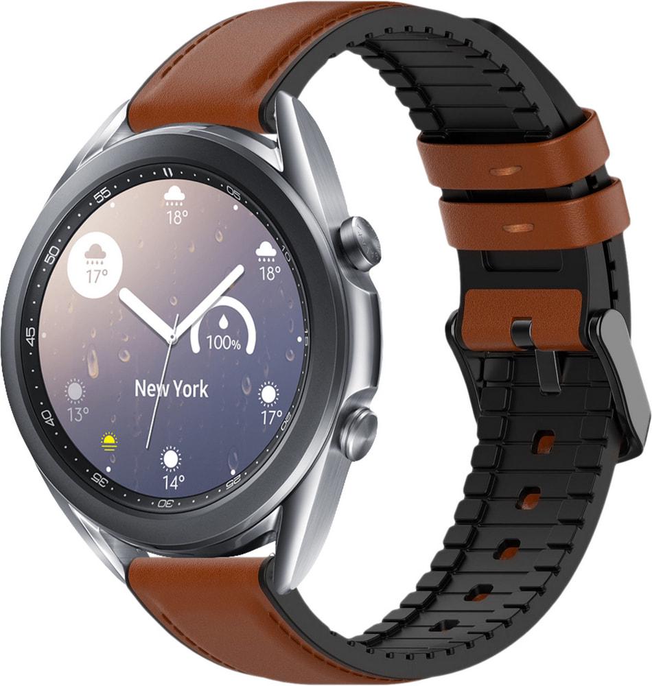 Ремешок кожаный Tamyx для Galaxy Watch 3 41 мм Brown (31583-30)
