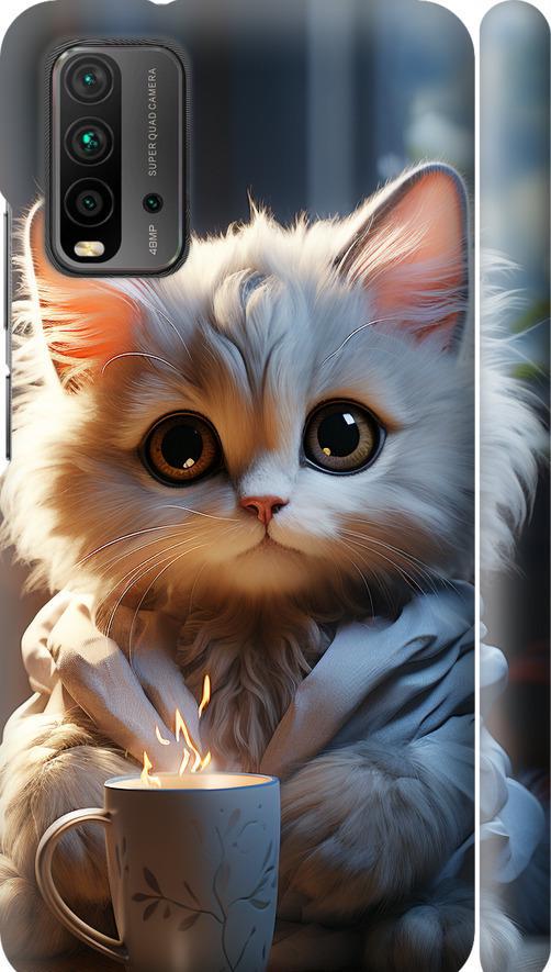 Чехол на Xiaomi Redmi 9T White cat (5646m-2257-42517)