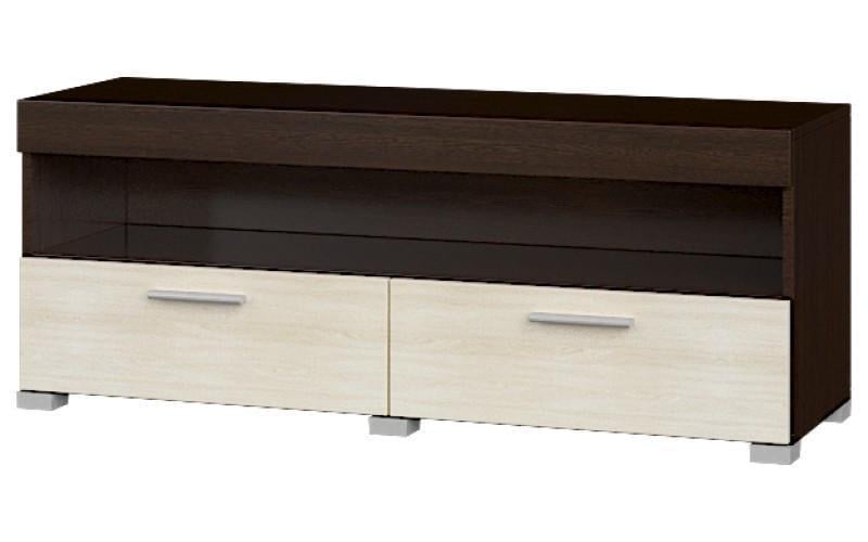 Тумба для ТВ Британия 1200 Эверест 1200х380х460 мм Венге/Дуб Молочный (EVR-20097)