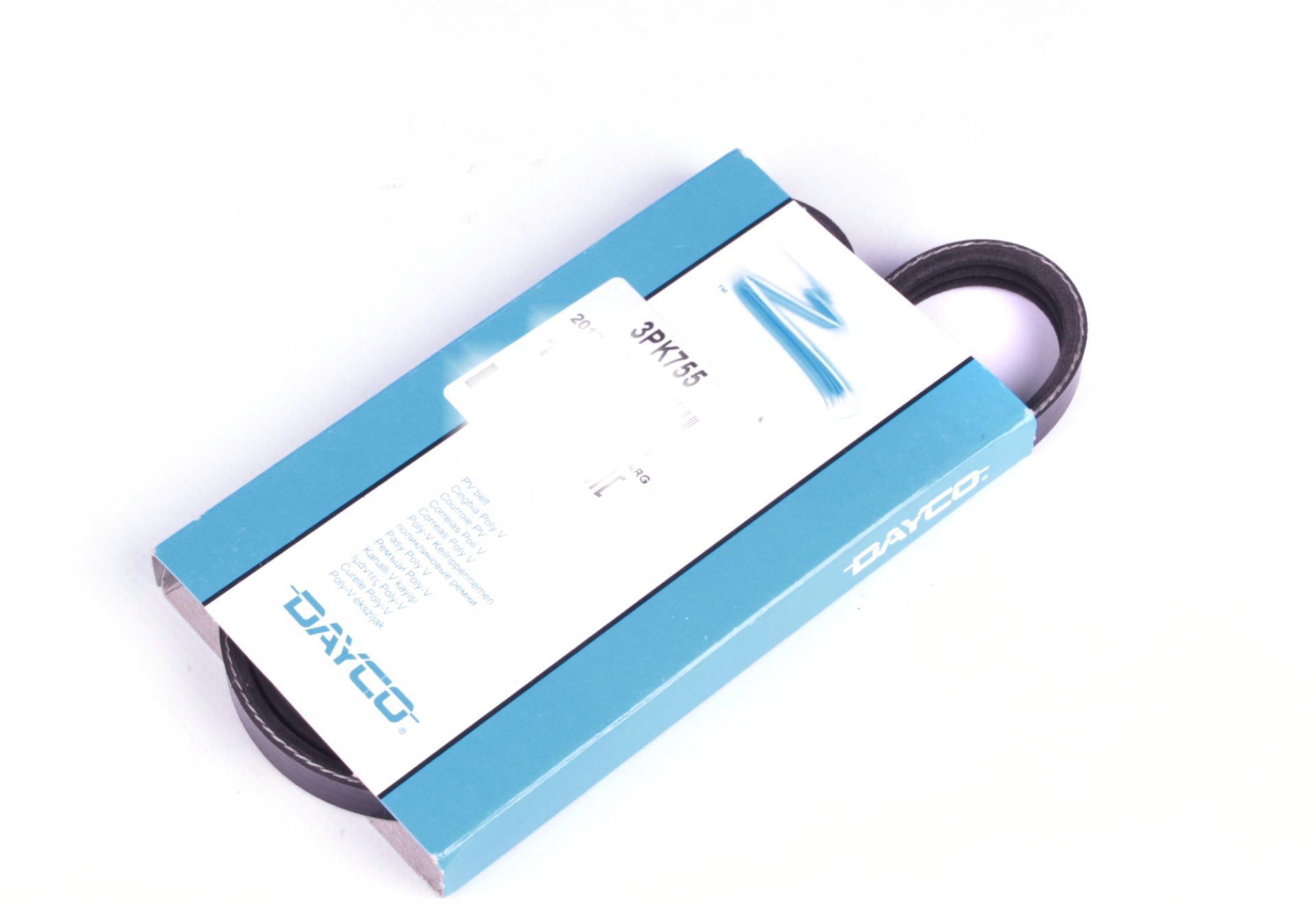Ремінь генератора DAYCO для Renault Kangoo 1.2i 01- (3PK755)