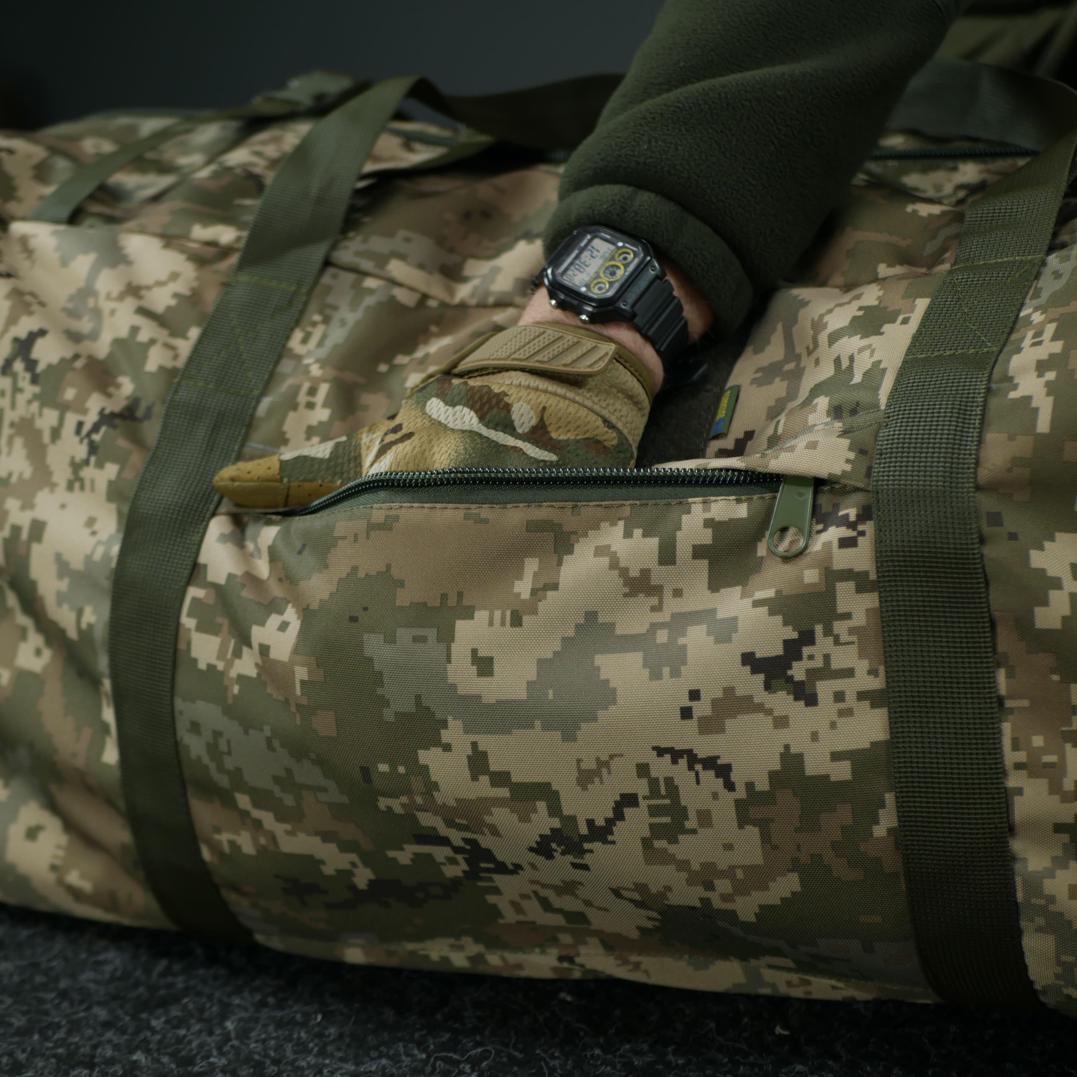 Сумка військова Kiborg Military Bag 130 л Pixel - фото 8 Сумка військова Kiborg Military Bag 130 л Pixel - фото 8