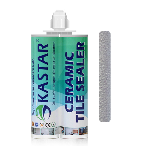 Затирка эпоксидная двухкомпонентная Kastar Ceramic Tile Sealant Gray/Silver