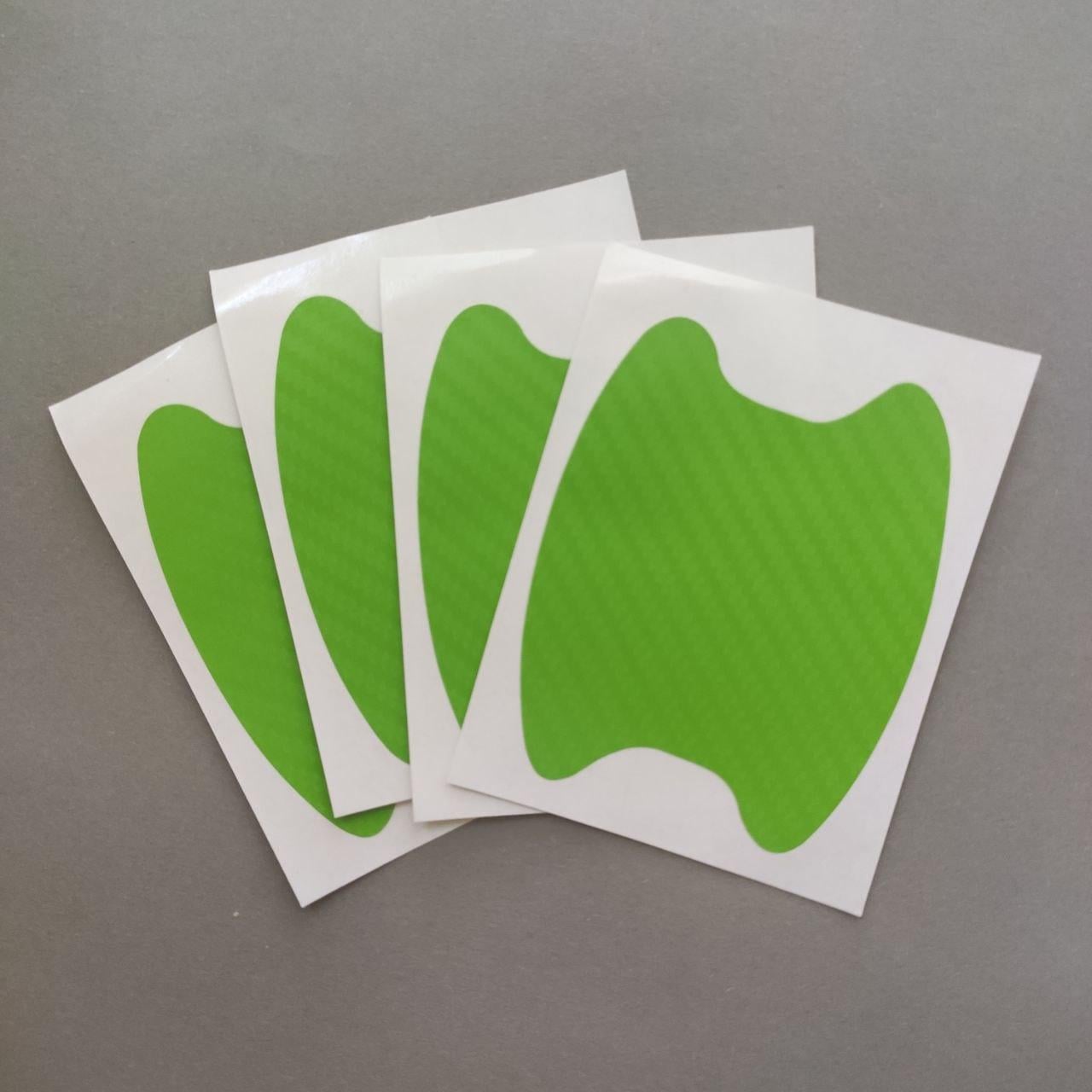 Защитная пленка для дверных ручек 8,5х6,8 см 4 шт. Зеленый (1939418697)